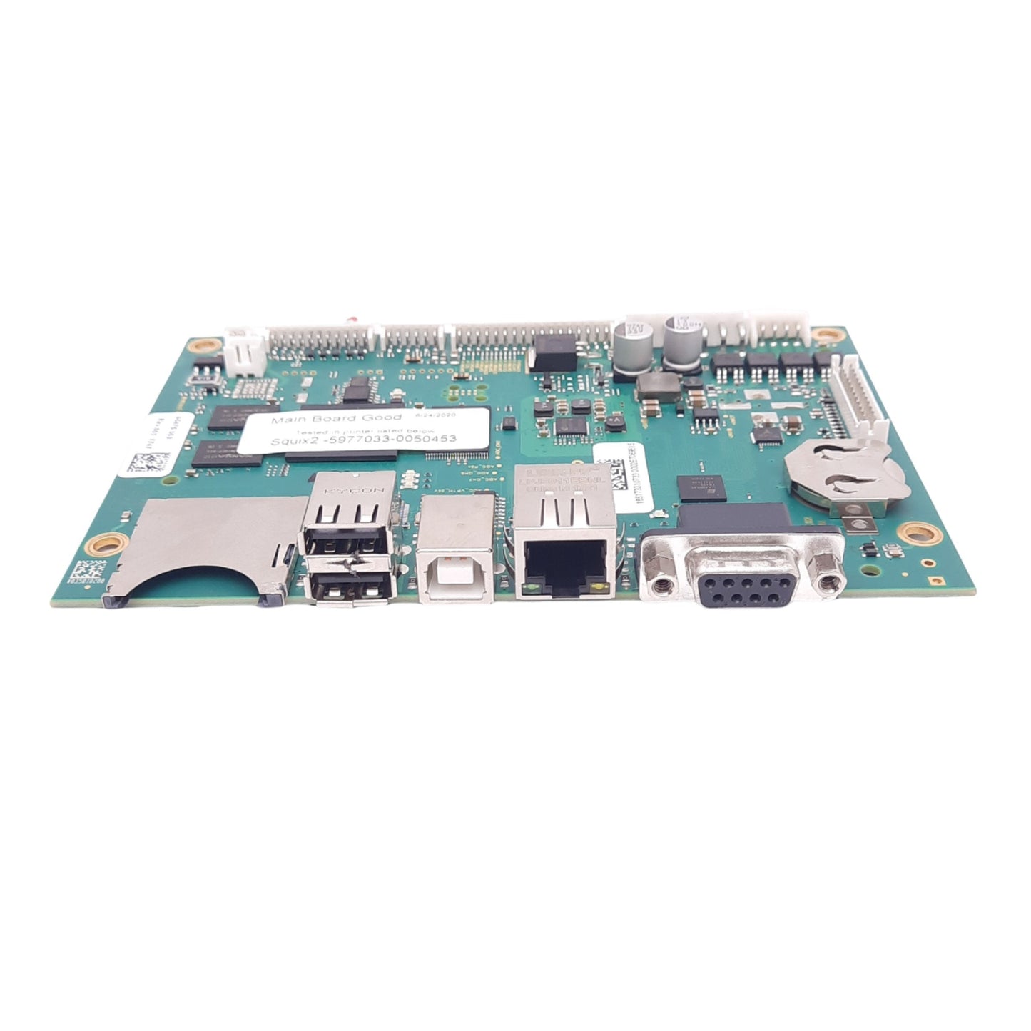 Used CAB 5551163 I.02 Circuit Board for CAB ER2/SQUIX Printers, RJ45, USB, DB9F