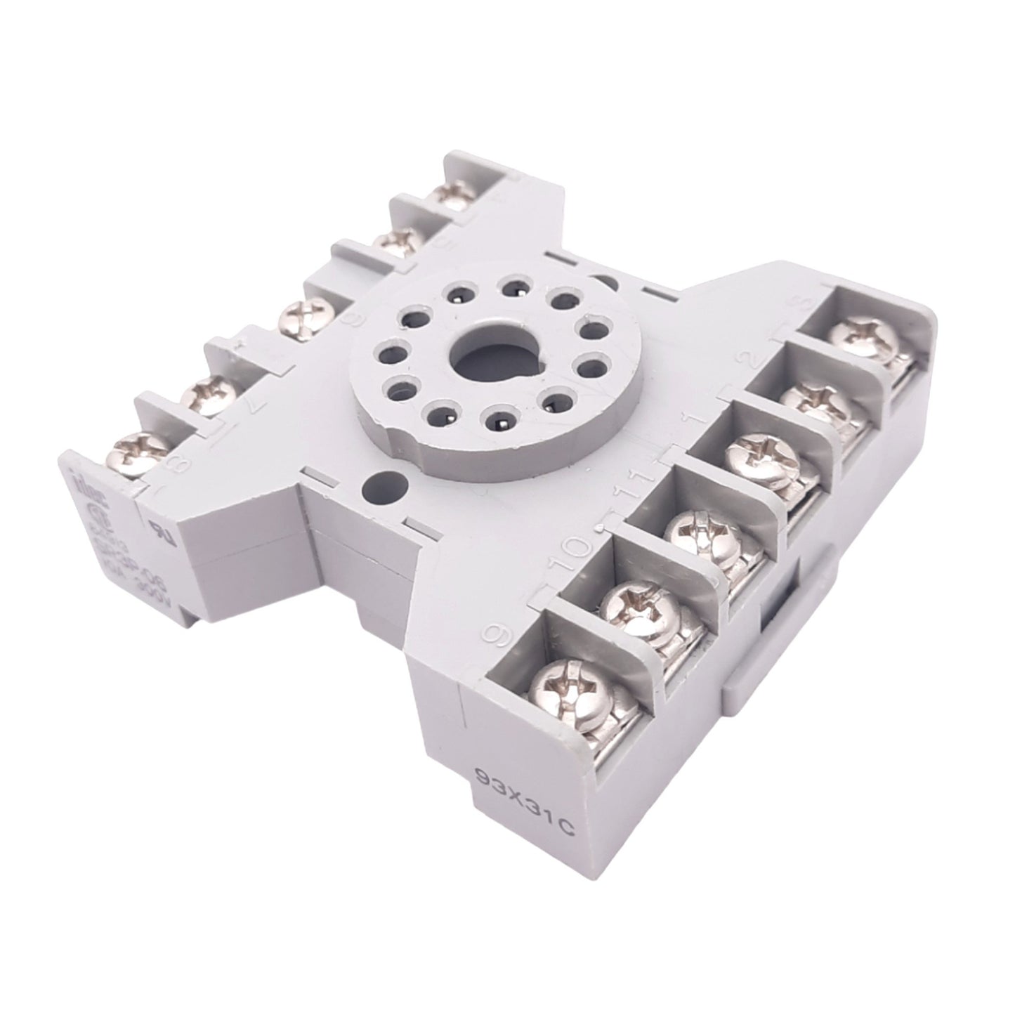 New IDEC SR3P-06 Relay Socket, 11-Pin Octal, 300VAC 10A Max, DIN Rail Mount