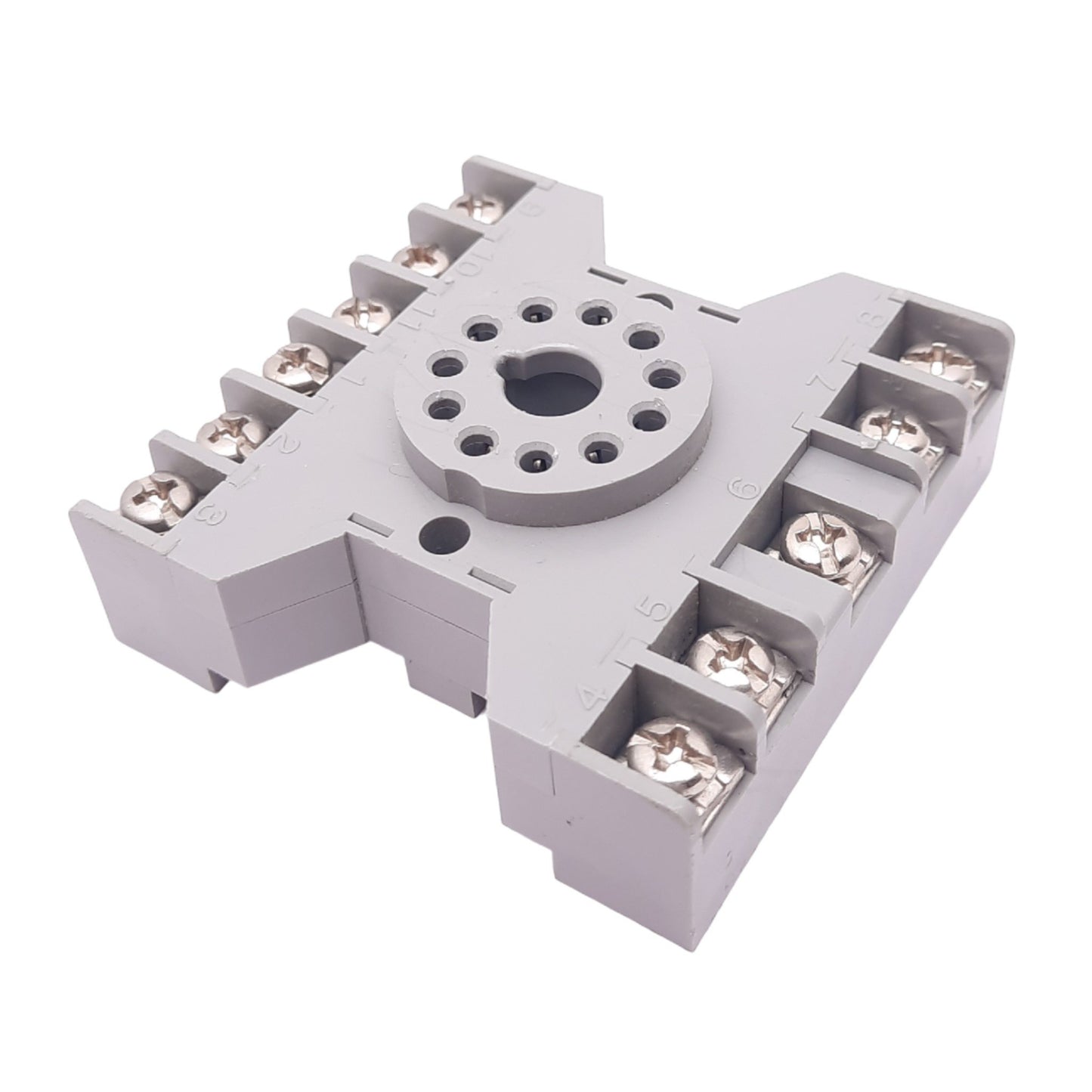 New IDEC SR3P-06 Relay Socket, 11-Pin Octal, 300VAC 10A Max, DIN Rail Mount