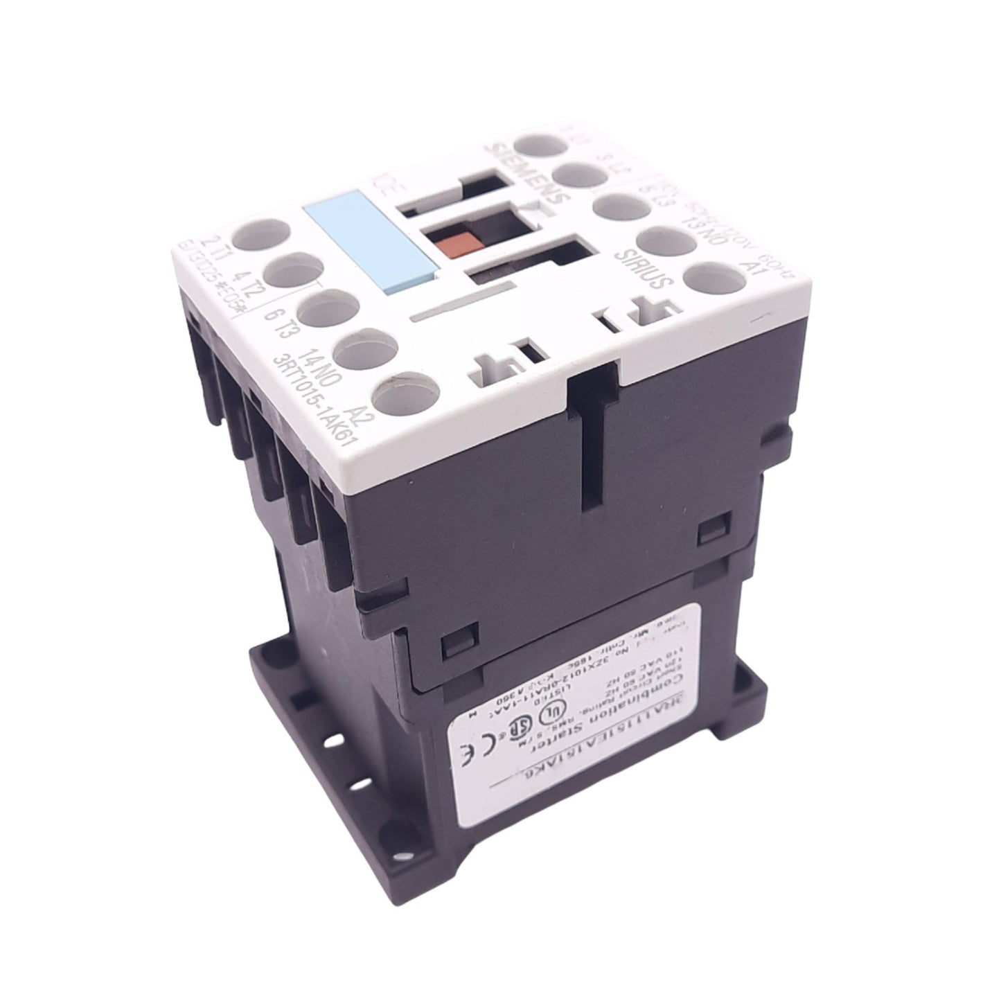 Used Siemens 3RA11151EA151AK6 Combination Starter / Contactor, 3-Phase, 3hp 460V