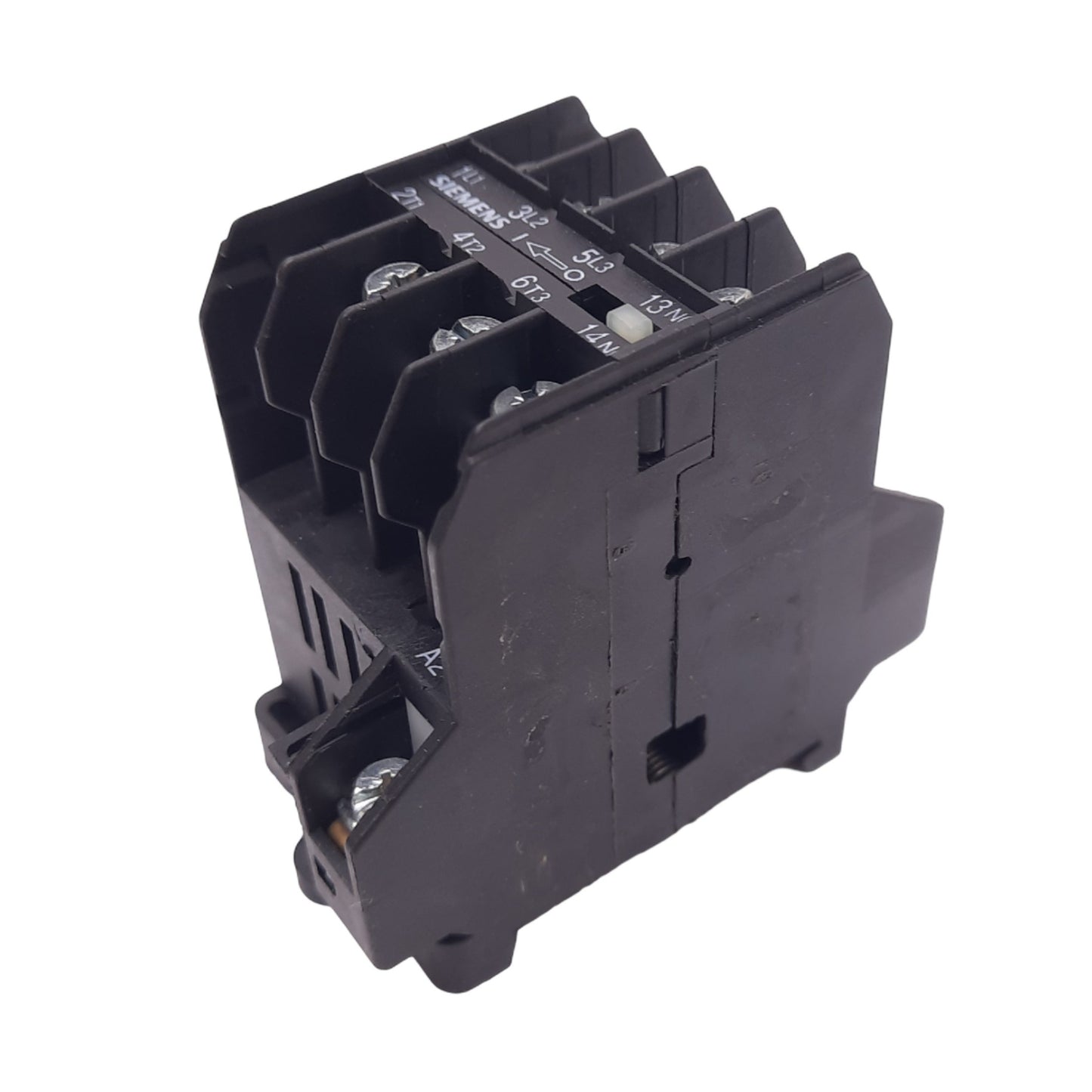 Used Siemens 5TT3986 Motor Contactor, 4NO, 24VDC, 400V 20A Max, DIN Rail Mount