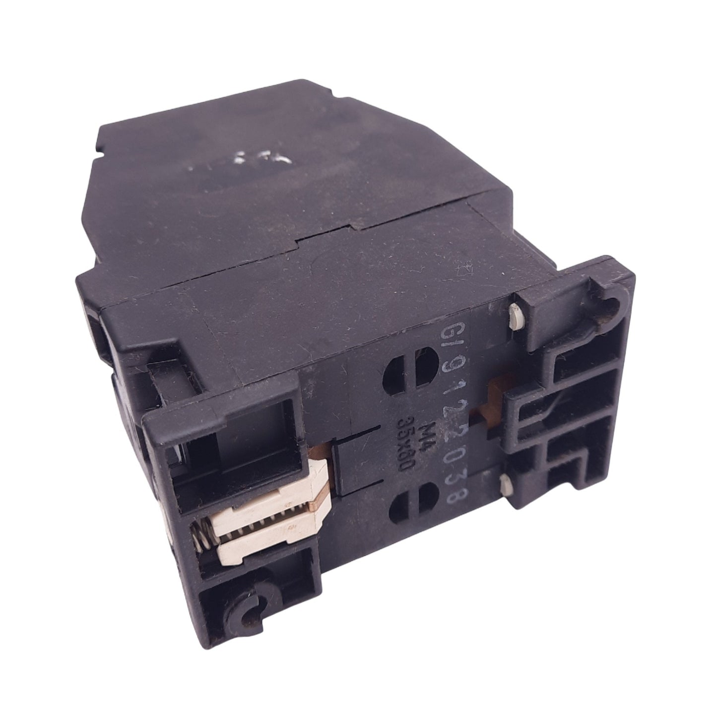 Used Siemens 3TB41 Contactor, 2NO 2NC, 7.5hp 460V Max, DIN Rail, 120VAC Coil
