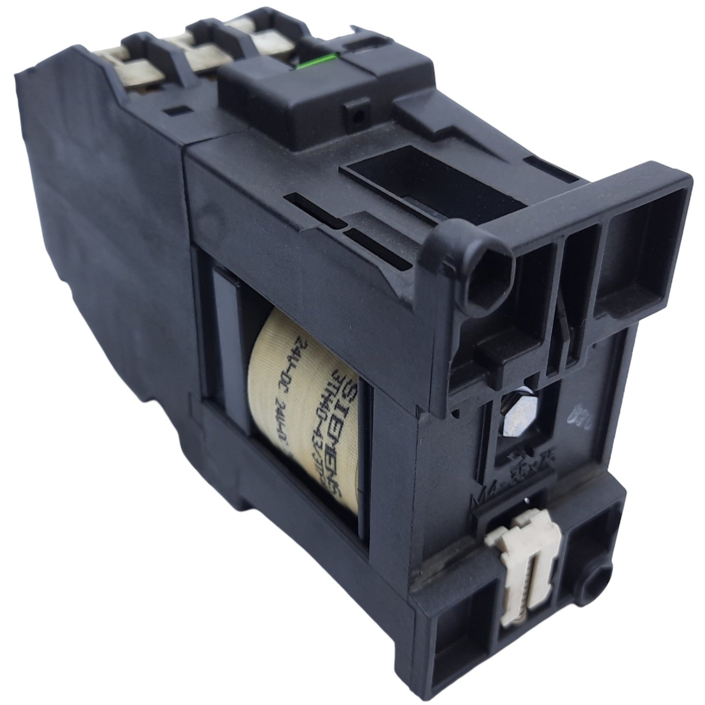 Used Siemens 3TF4222-0B Contactor Relay, 3-Poles, 2NO-2NC, 10HP at 460V, Coil 24V DC