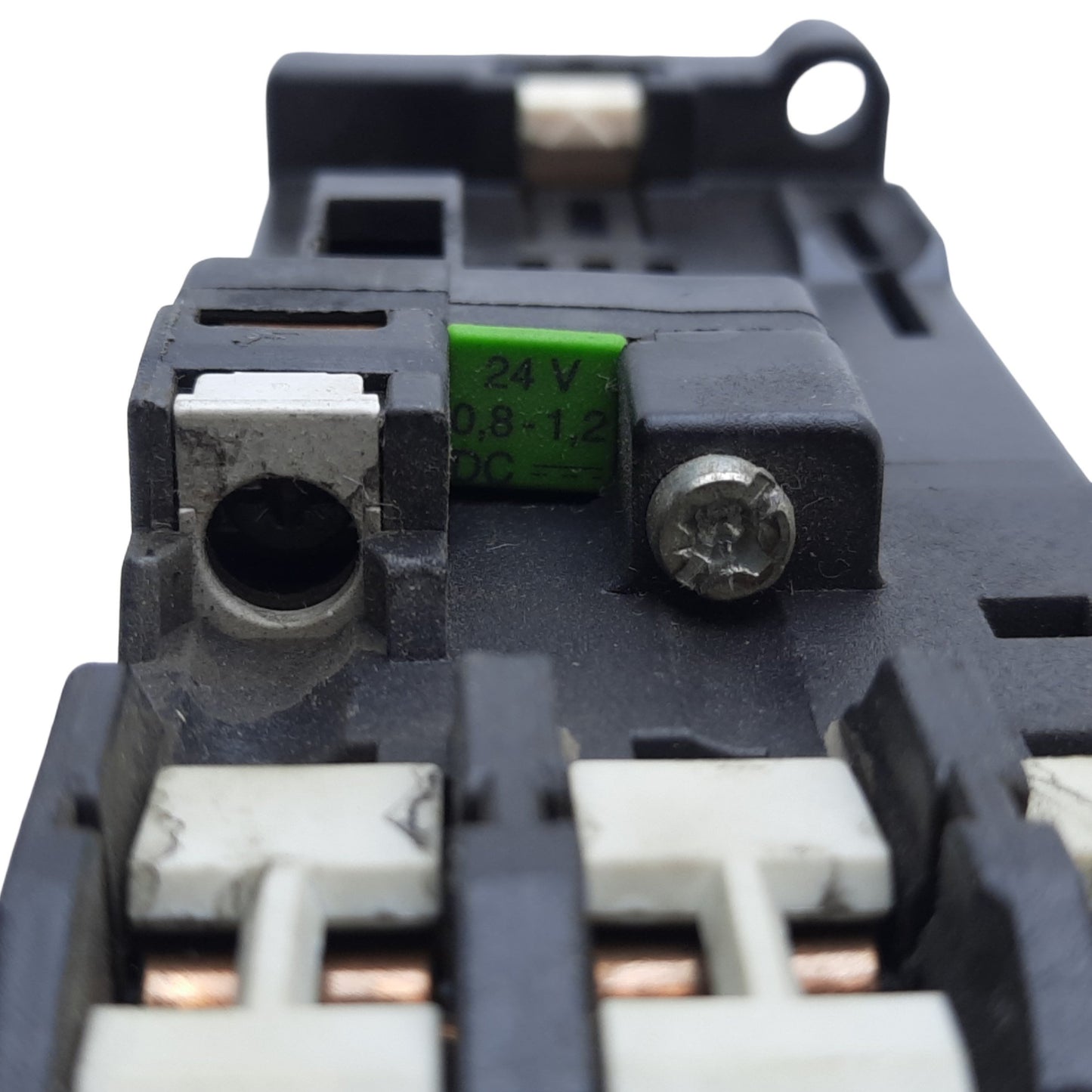 Used Siemens 3TF4222-0B Contactor Relay, 3-Poles, 2NO-2NC, 10HP at 460V, Coil 24V DC