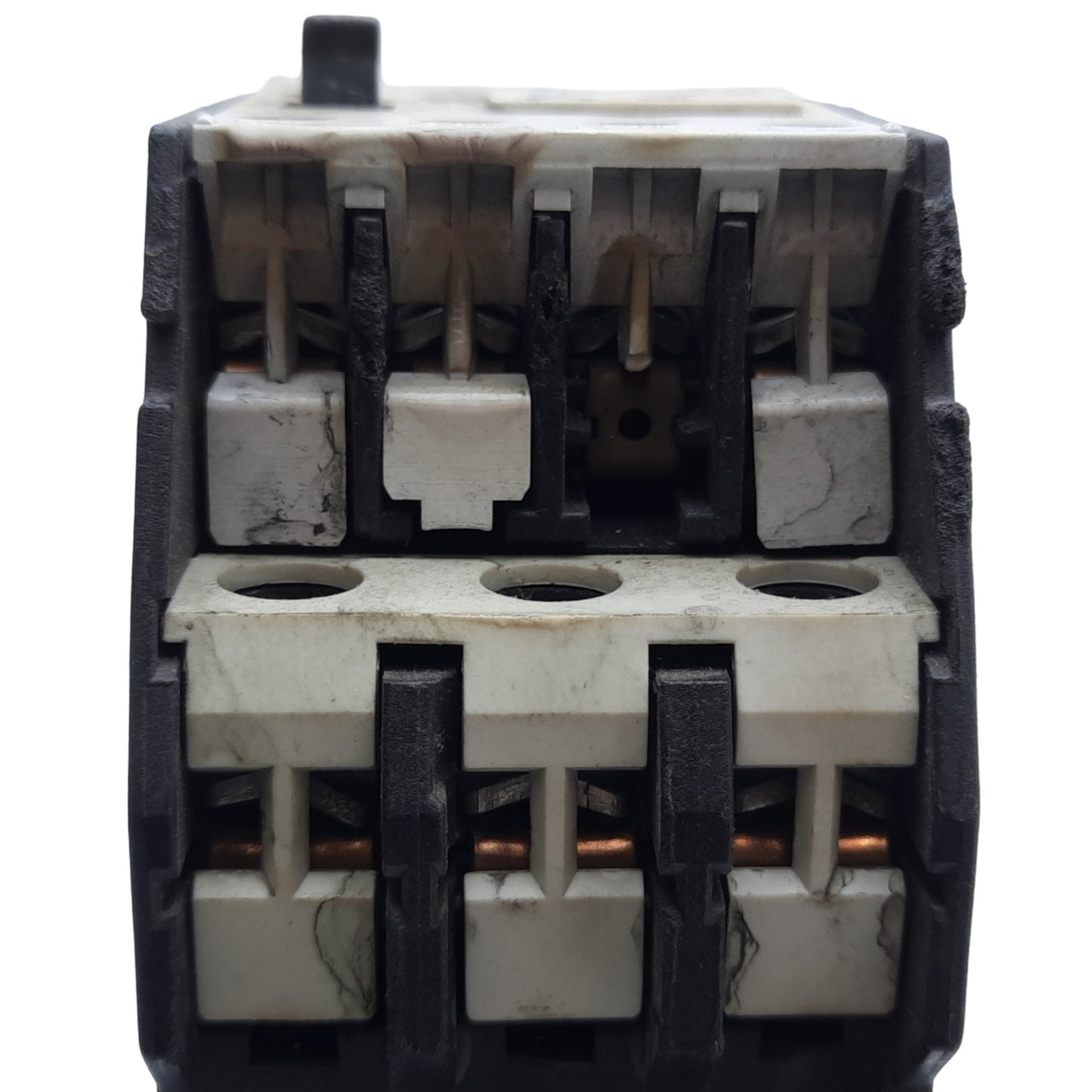 Used Siemens 3TF4222-0B Contactor Relay, 3-Poles, 2NO-2NC, 10HP at 460V, Coil 24V DC