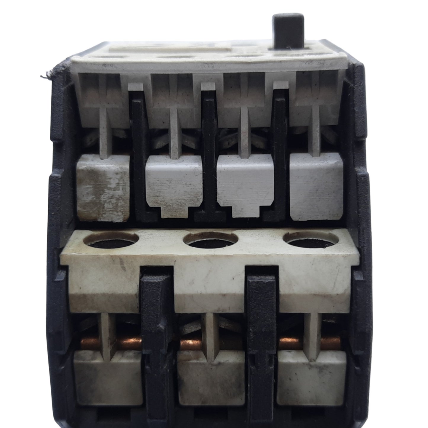 Used Siemens 3TF4222-0B Contactor Relay, 3-Poles, 2NO-2NC, 10HP at 460V, Coil 24V DC