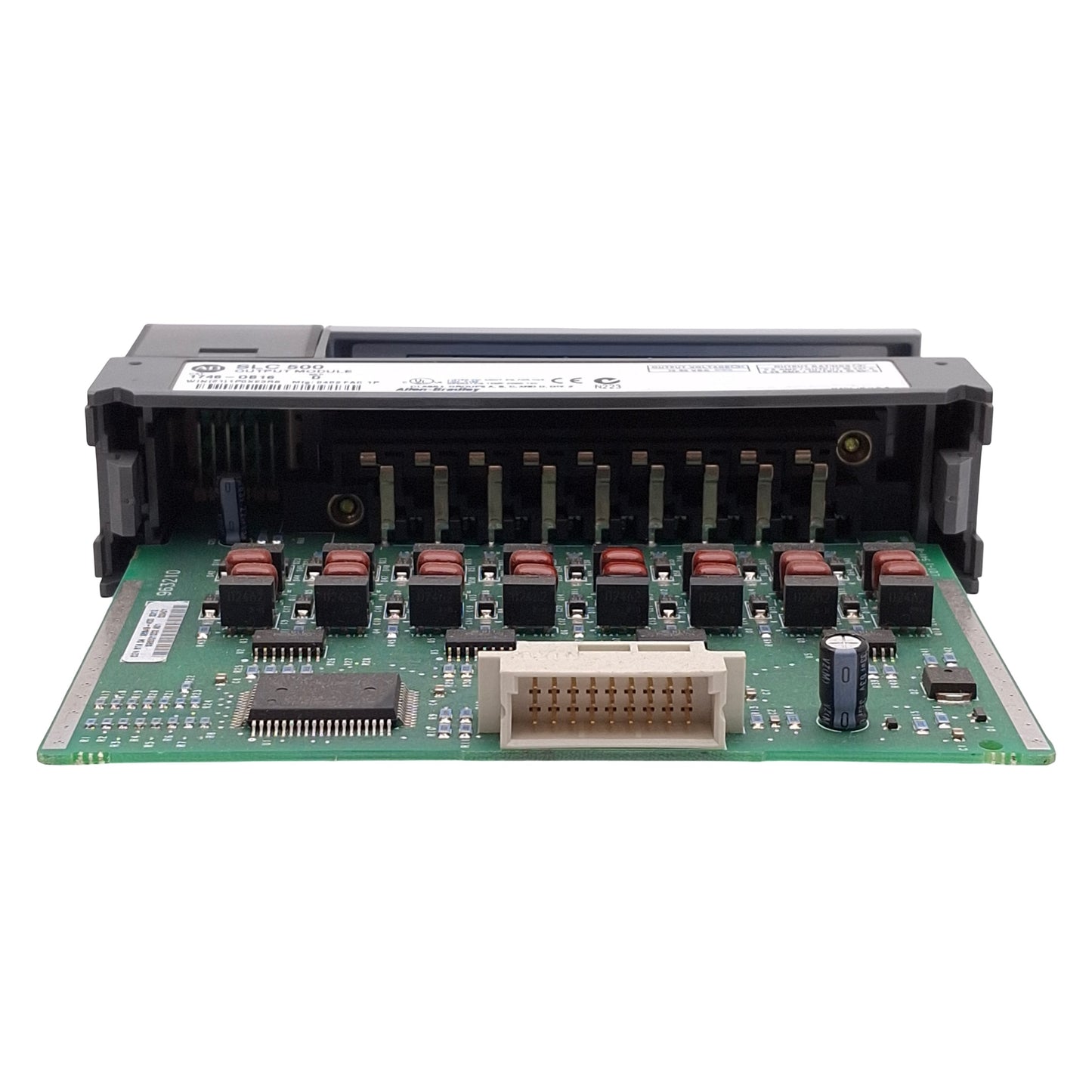 Used Allen Bradley 1746-OB16 Ser D SLC500 PLC Output Module, 16-Output, 10-50VDC