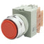 Used IDEC ABW111-R Red Momentary Push Button ø22mm Size, 1NO+1NC Contact, 600V, 10A