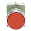 Used IDEC ABW111-R Red Momentary Push Button ø22mm Size, 1NO+1NC Contact, 600V, 10A