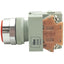 Used IDEC ABW111-R Red Momentary Push Button ø22mm Size, 1NO+1NC Contact, 600V, 10A