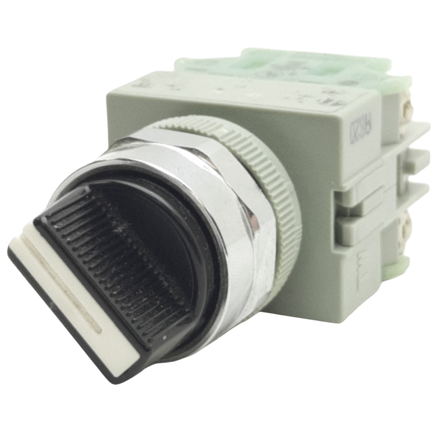 Used IDEC ASW21L20-304 Black 2-Position Maintained Selector Switch ø22mm, 2NO