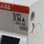 Used Lot of 2 ABB S271-Z25 Circuit Breaker, 1-Pole, 25A 230/400VAC, Z-Curve, DIN Rail