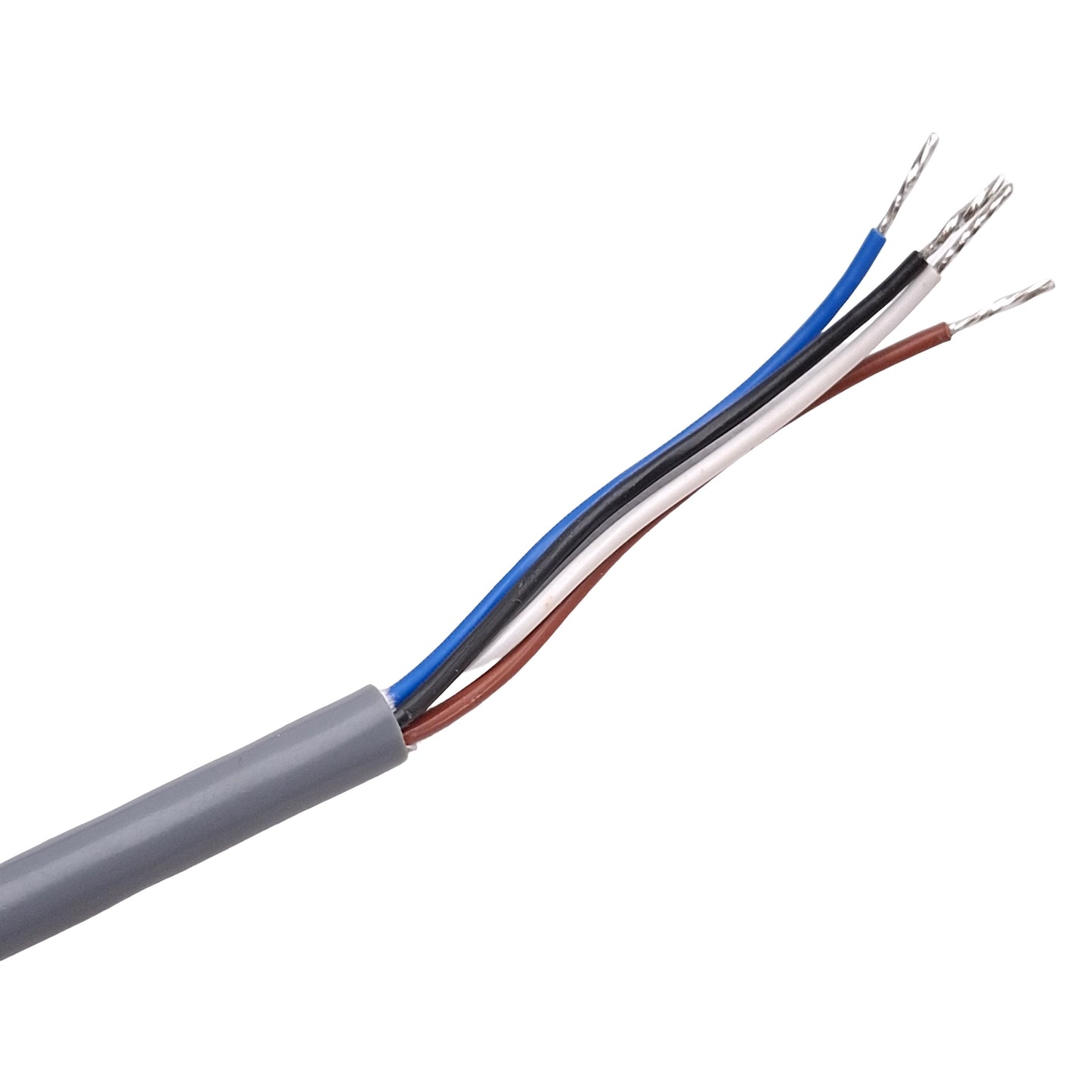 New Turck WK 4.4T-3 Cordset, 250V 4A, M12 4-Pin Female to Flying Leads, A-Code, 3m