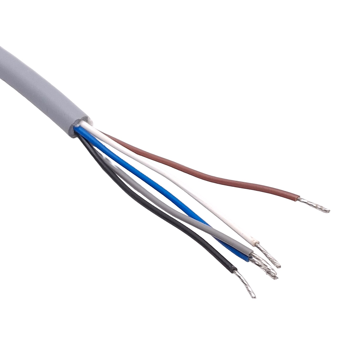 New Turck RK 4.5T-10 Cordset, 250V 4A, M12 5-Pin Female to Flying Leads, A-Code, 10m