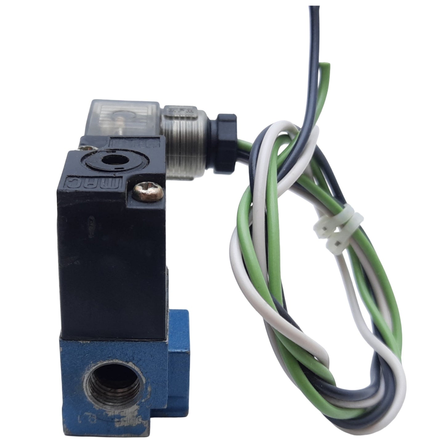 Used MAC 35A-BAE-DAAJ-1KD Solenoid Valve, 3/2 Way NC, 5.4 Watts, 120 PSI, 110/120V