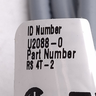 New – Open box Lot of 2 Turck RS 4T-2 Cordset, 250V 4A M12 4-Pin Male to Flying Leads A-Code 2m