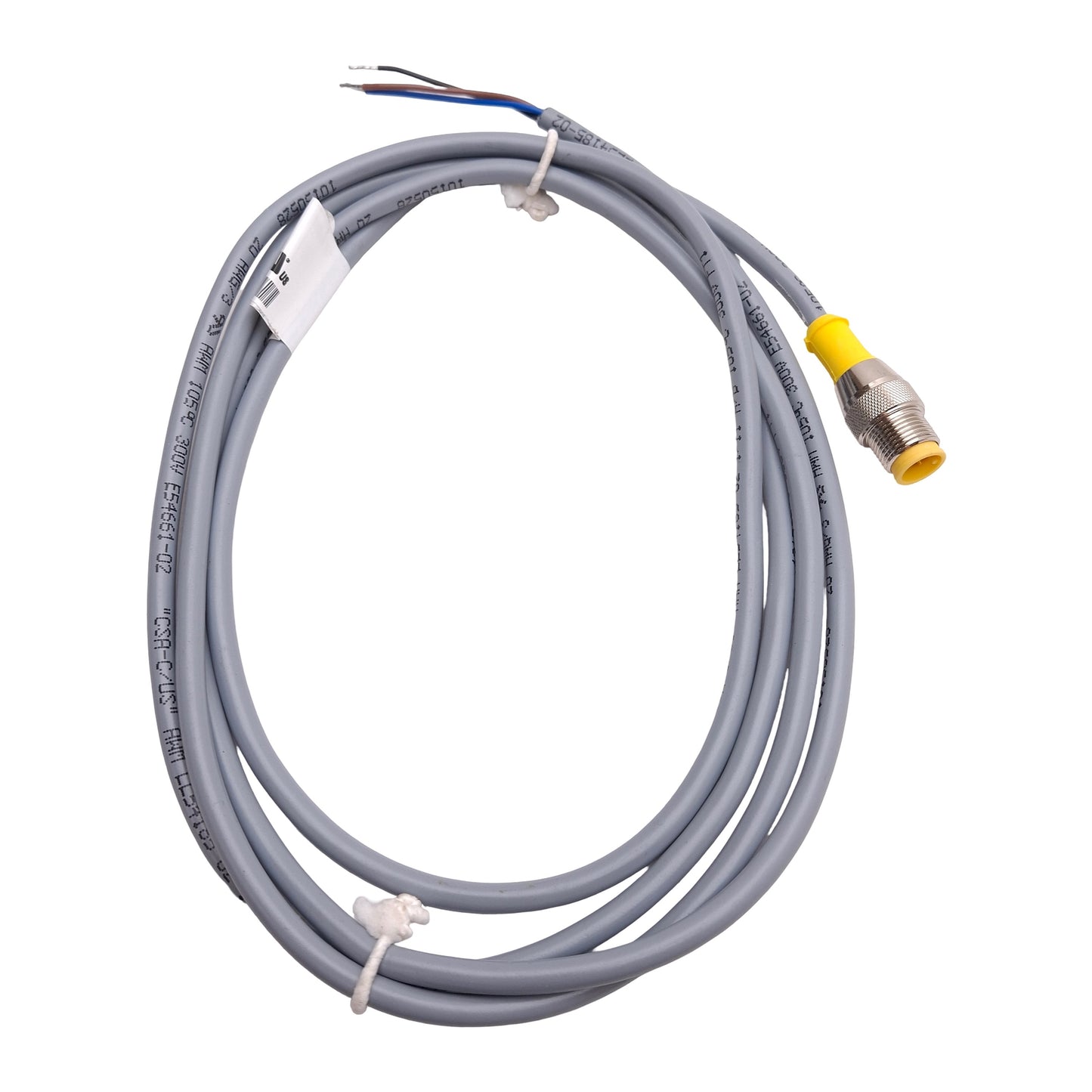 New – Open box Lot of 2 Turck RS 4T-2 Cordset, 250V 4A M12 4-Pin Male to Flying Leads A-Code 2m