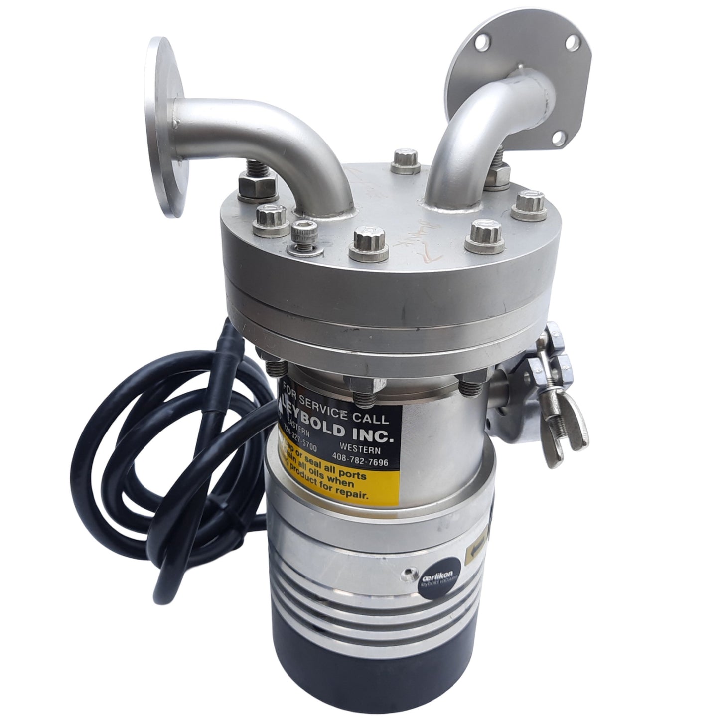 Used Leybold 85402 TURBOVAC 50 Turbomolecular Vacuum Pump, DN 63 CF, 55 L/Sec