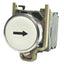 Used Schneider Electric XB4BA3341 White Momentary Right Arrow Push Button ø22mm, 1NO