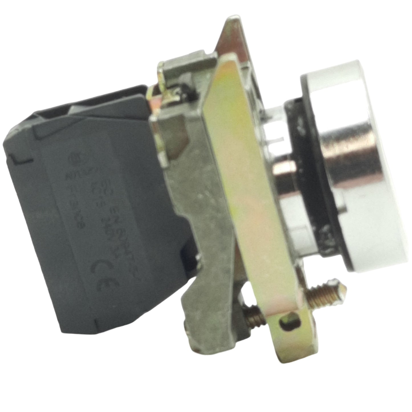 Used Schneider Electric XB4BA3341 White Momentary Right Arrow Push Button ø22mm, 1NO