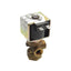 Used Parker 04F30U2108A3FOS80 Solenoid Valve, 3-Way, 1/4in NPT, 25psi, 24VDC Coil
