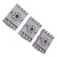Used Lot of 3 IDEC SR2P-06 Relay Sockets, 8-Pin Octal, 300V 10A Max, DIN Rail