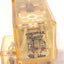 Used Lot of 4 IDEC RR2P-ULDC24V Ice-Cube Plug-In Relays, DPDT, 8-Pin, 24VDC Coil
