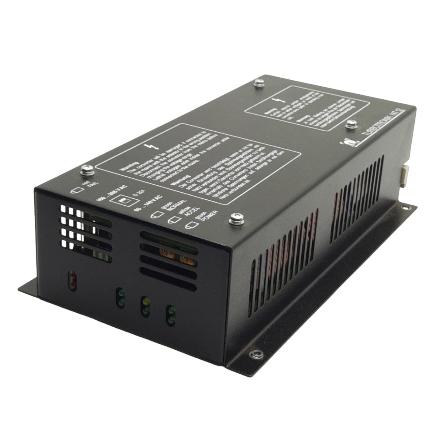 Used Leybold NT12CE 82905 Turbotronik Frequency Converter 100-120VAC, 3x 150V Outputs