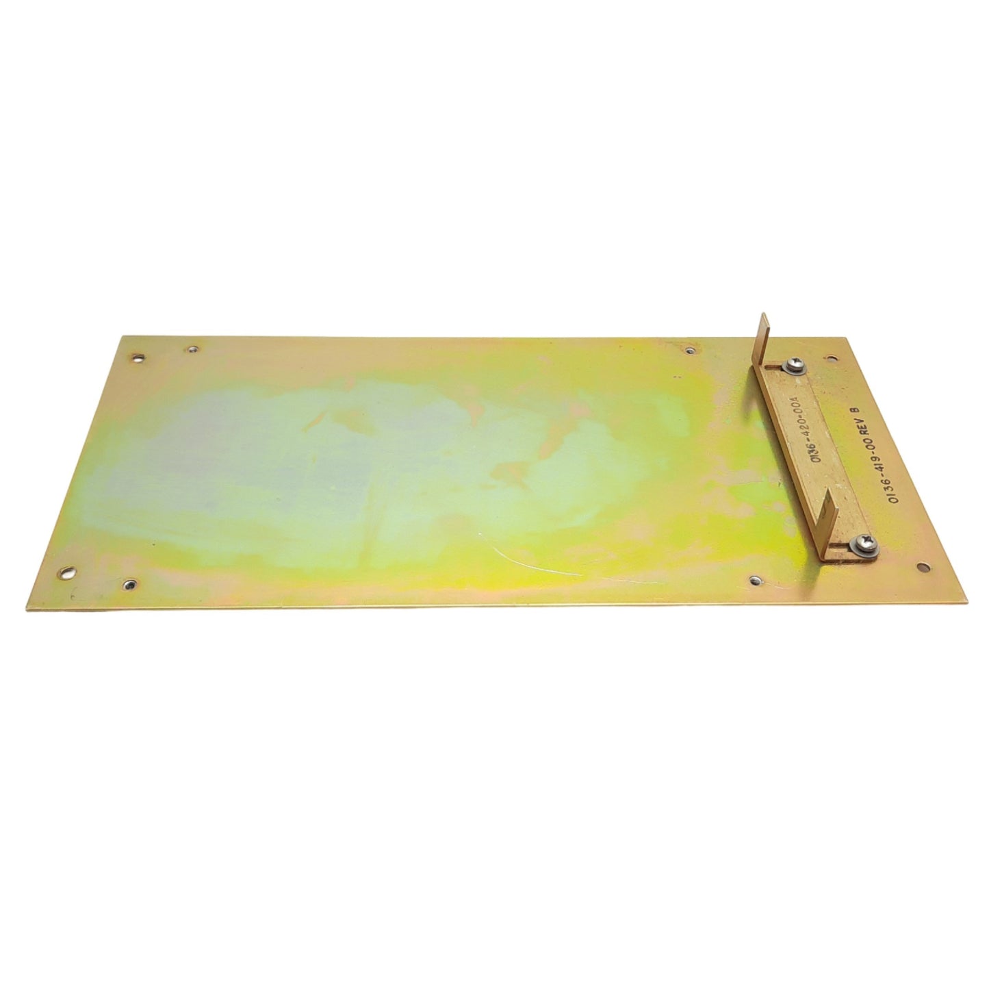 Used Leybold 0136-419-00 Turbotronik Frequency Converter Mounting Plate, For NT12