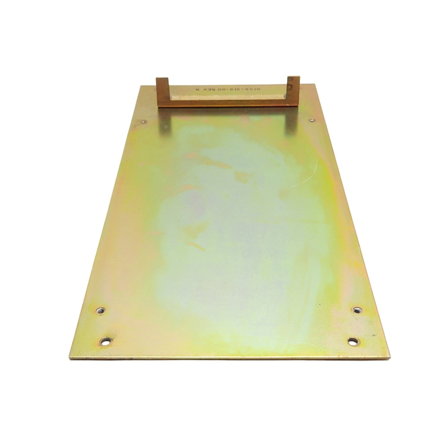 Used Leybold 0136-419-00 Turbotronik Frequency Converter Mounting Plate, For NT12