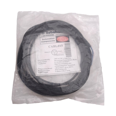 New Destaco Robohand CABL-013 Quick Disconnect Sensor Cable, M8 3-Pin Female, 5m