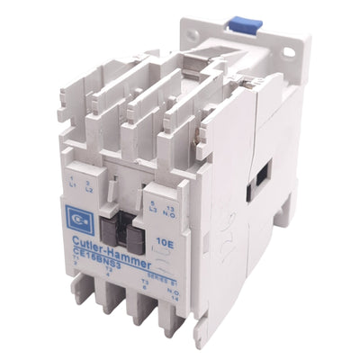 Used Eaton CE15BNS3 Contactor, 3-Pole + 1NO, 3-Phase 4kW Max, 110/120VAC Coil