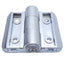 Used Lot of 2 Buyoung BYHR6070 Tension Hinge, Screw ø5, Barrel ø18.5, Dims. 70 x 60mm