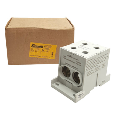 New Cooper Bussman PDBFS504 Power Distribution Block, 2x2 Line/Load, 600V 760A