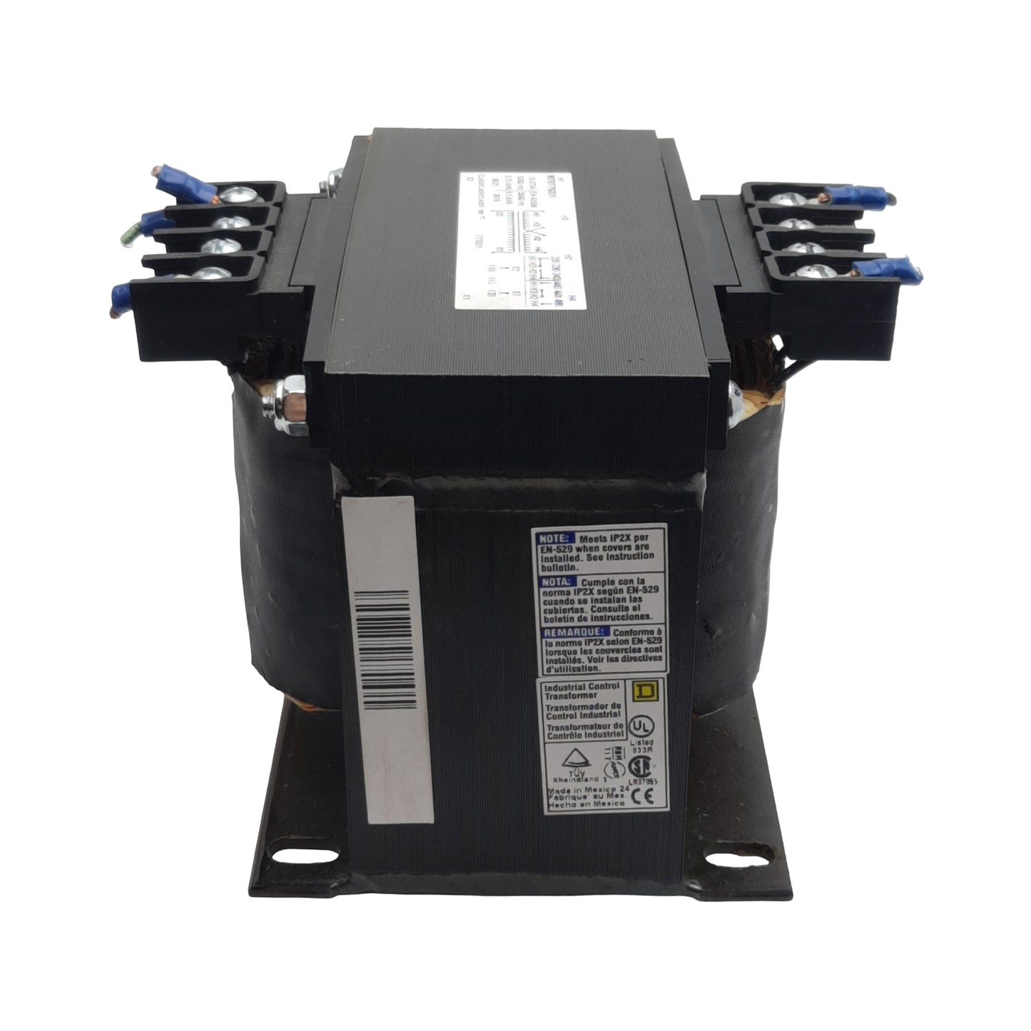 Used Square D 9070T750D1 Transformer, 1PH 750VA, 240/480VAC Primary, 120VAC Secondary