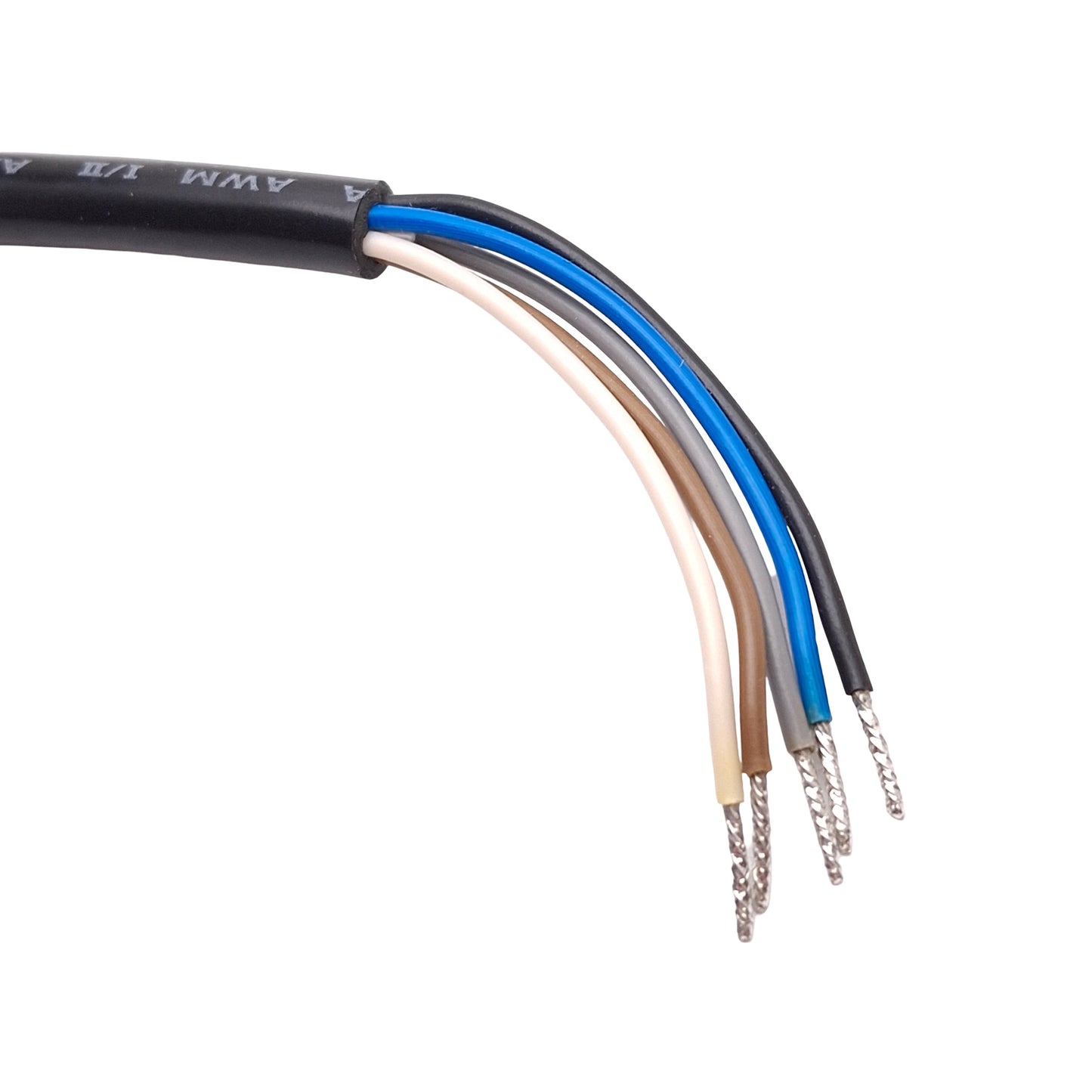 New – Open box Banner MQDC20-515 Single-Ended Cordset, 250V 4A, M12 5-Pin Female A-Coded, 5m