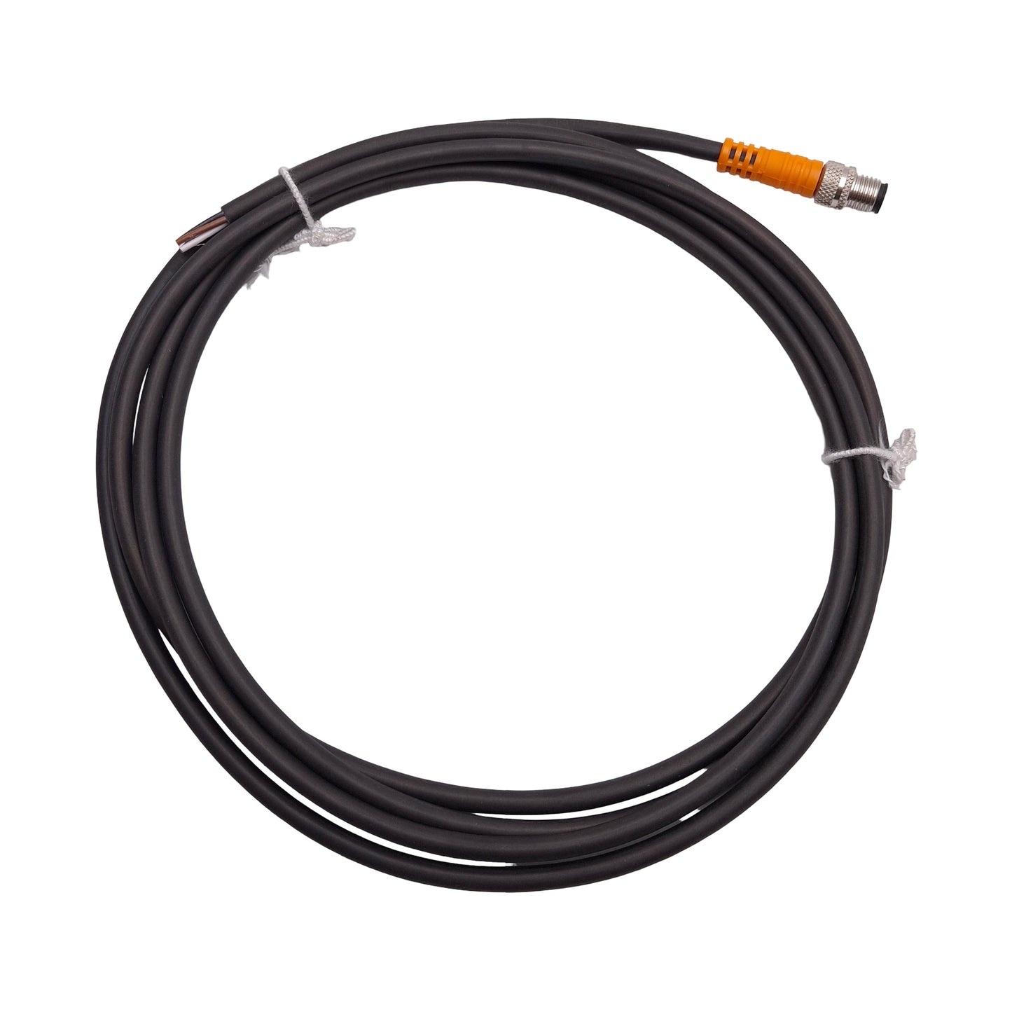 New – Open box Lot of 2 Lumberg RSMV 4-225/2M Single-Ended Cordset, 36V 4A, M8 4-Pin Male, 2m