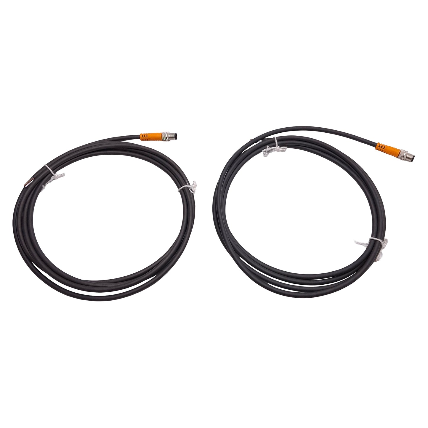 New – Open box Lot of 2 Lumberg RSMV 4-225/2M Single-Ended Cordset, 36V 4A, M8 4-Pin Male, 2m