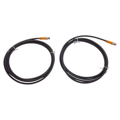 New – Open box Lot of 2 Lumberg RSMV 4-225/2M Single-Ended Cordset, 36V 4A, M8 4-Pin Male, 2m