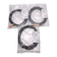 New Lot of 3 IFM EVC145 Single-Ended Cordset, 50VAC/60VDC 3A, M8 3-Pin Female, 5m