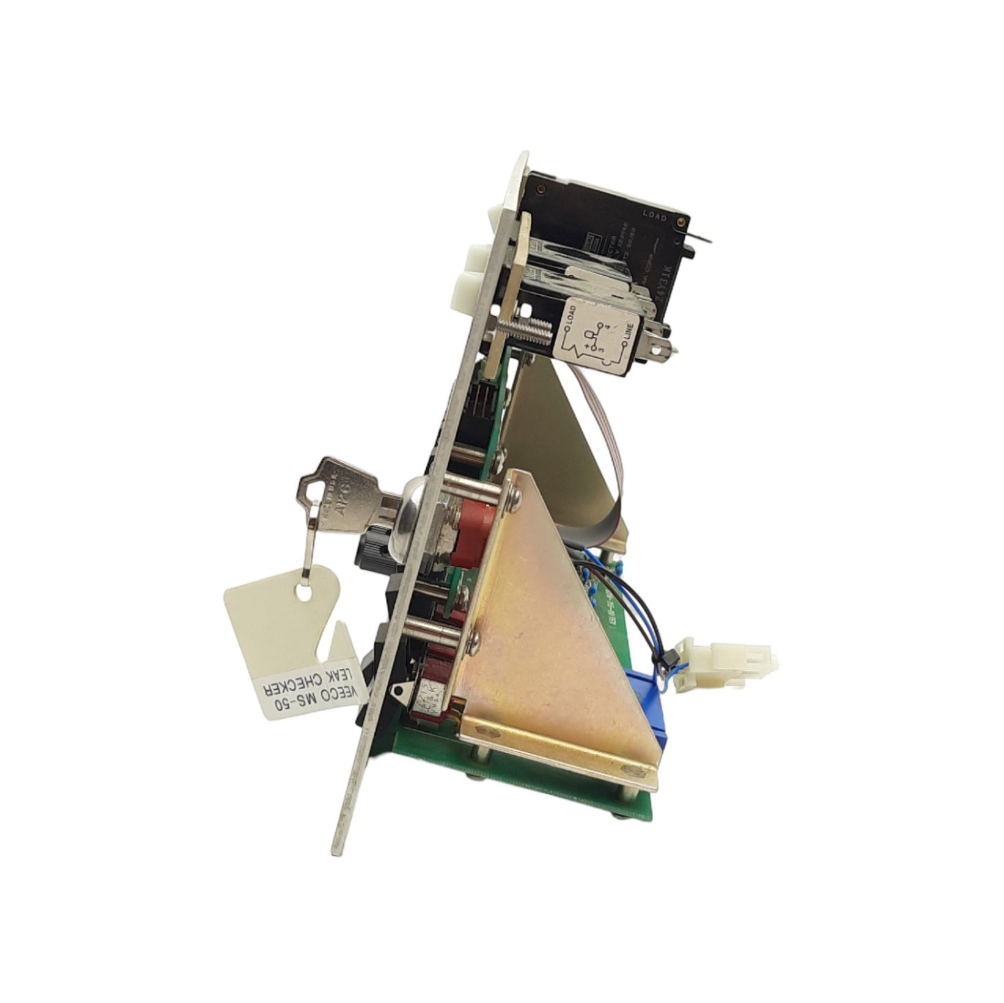 Used Veeco 8316-215-00 MS-34TD Dual Port Helium Leak Detector Font Interface Panel