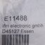 New Lot of 3 IFM E11488 Single-Ended Cordset, 60VAC/75VDC 3A, M8 3-Pin Female, 10m