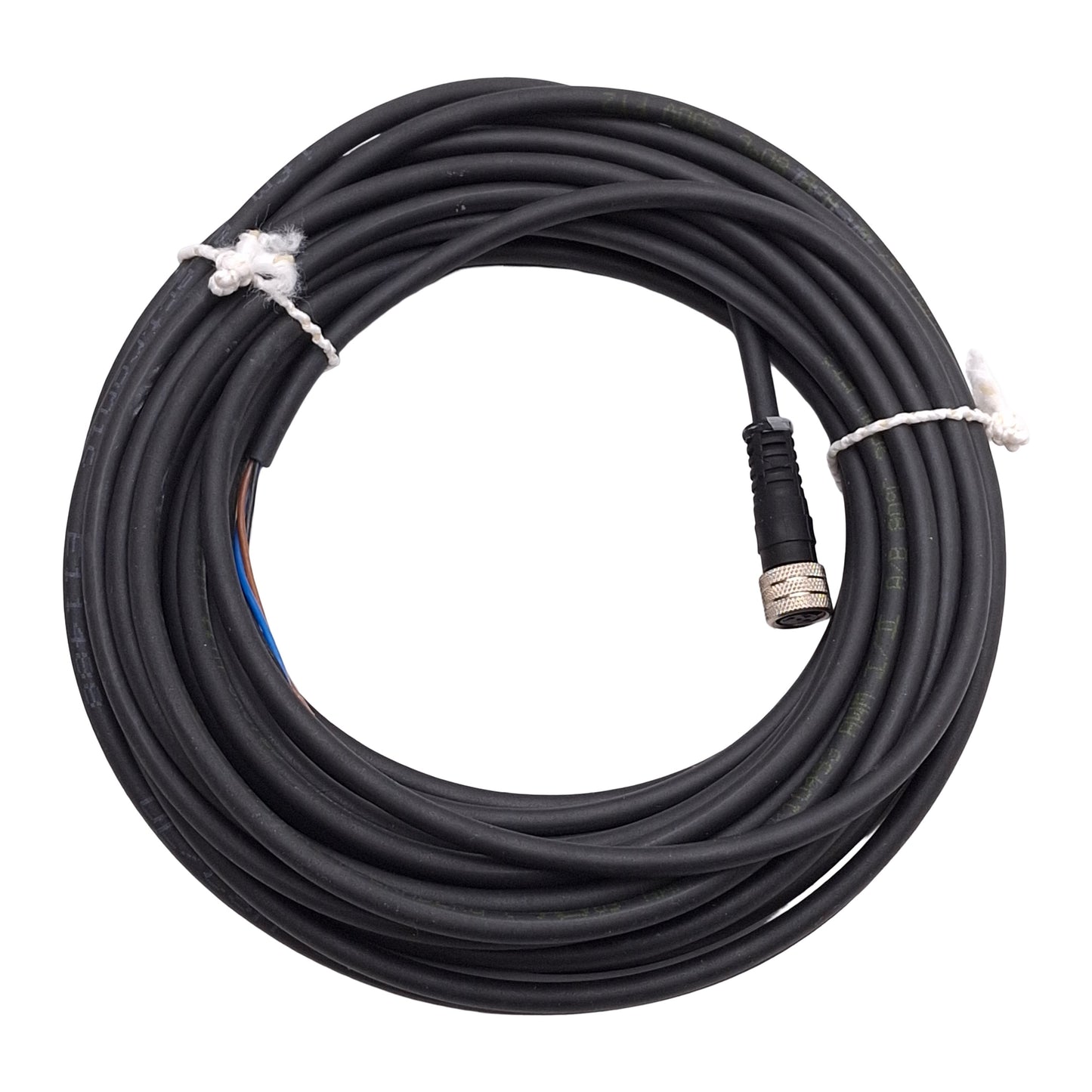 New Lot of 3 IFM E11488 Single-Ended Cordset, 60VAC/75VDC 3A, M8 3-Pin Female, 10m