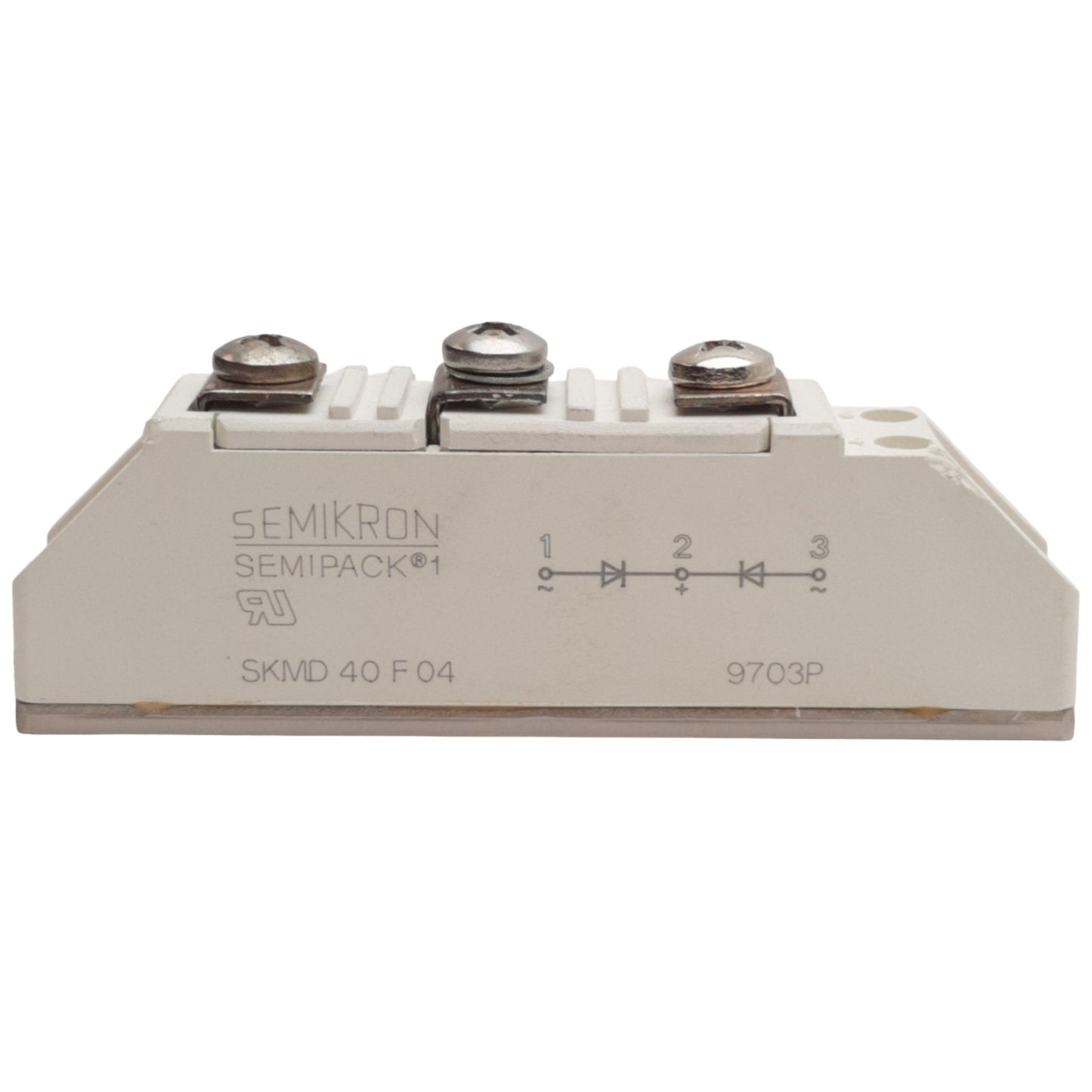 Used Semikron SKMD40F04 Diode Module 3-Pin, 10A Max, 400V, 600ns, Surface Mount