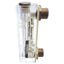 Used Omega FL4216 Acrylic Flow Meter 6-60 SCFH Air STP, Scale 40mm, Max Pres. 100 PSI