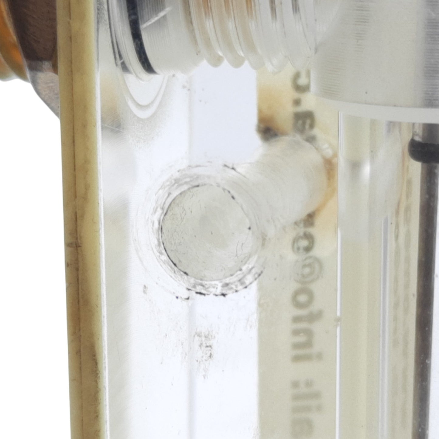 Used Omega FL4216 Acrylic Flow Meter 6-60 SCFH Air STP, Scale 40mm, Max Pres. 100 PSI