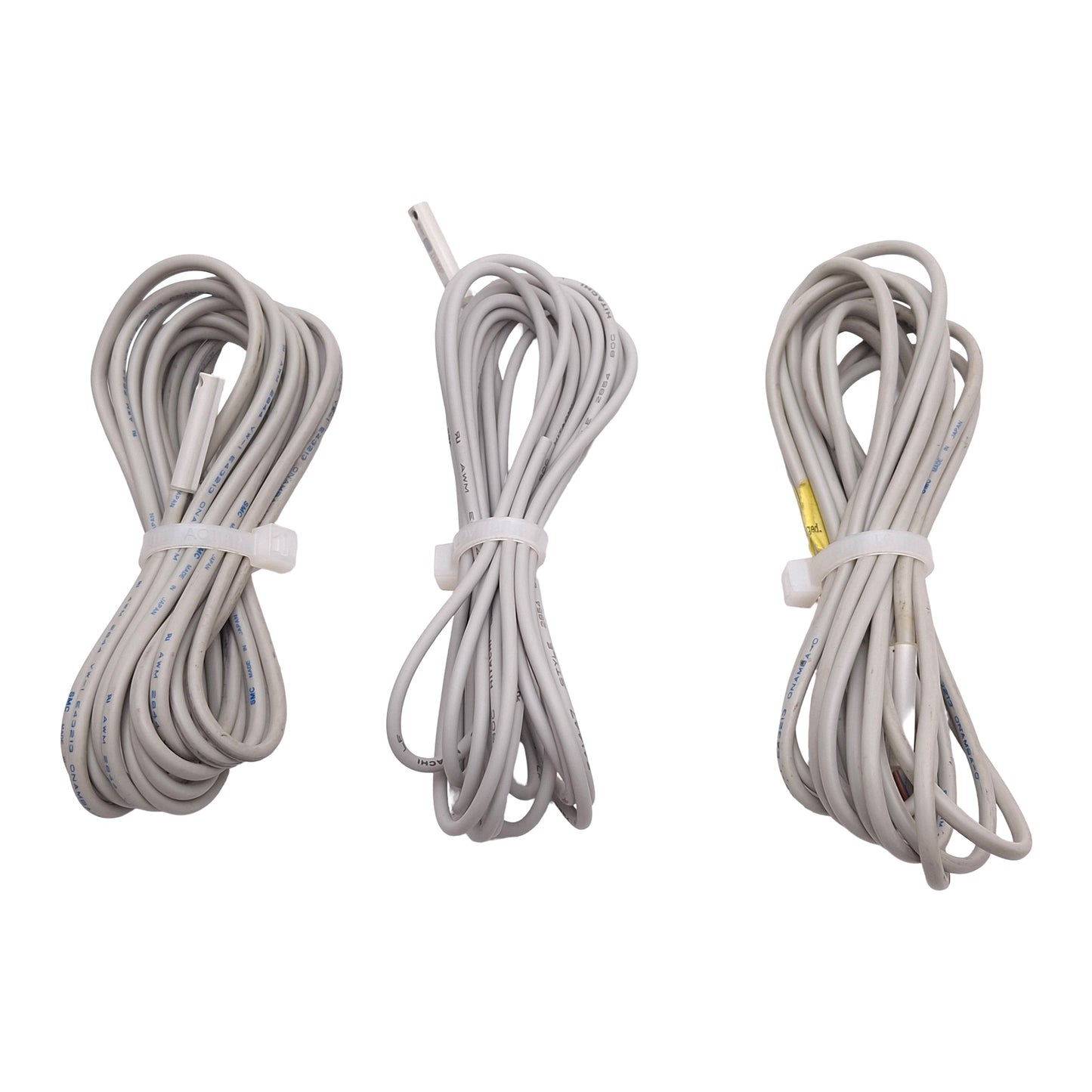 Used Lot of 3 SMC D-M9PL Solid State Auto Switch, 3-Wire PNP, 5/12/24VDC, 3.0m