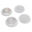 Used Lot of 4 Banner 16162 Retroreflective Target Reflectors ø24mm, ø25mm x 5.5mm