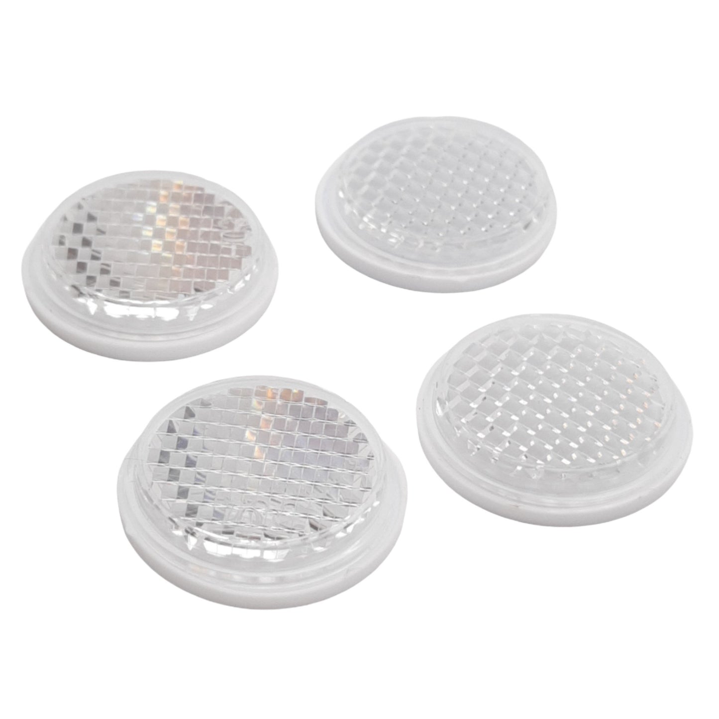 Used Lot of 4 Banner 16162 Retroreflective Target Reflectors ø24mm, ø25mm x 5.5mm