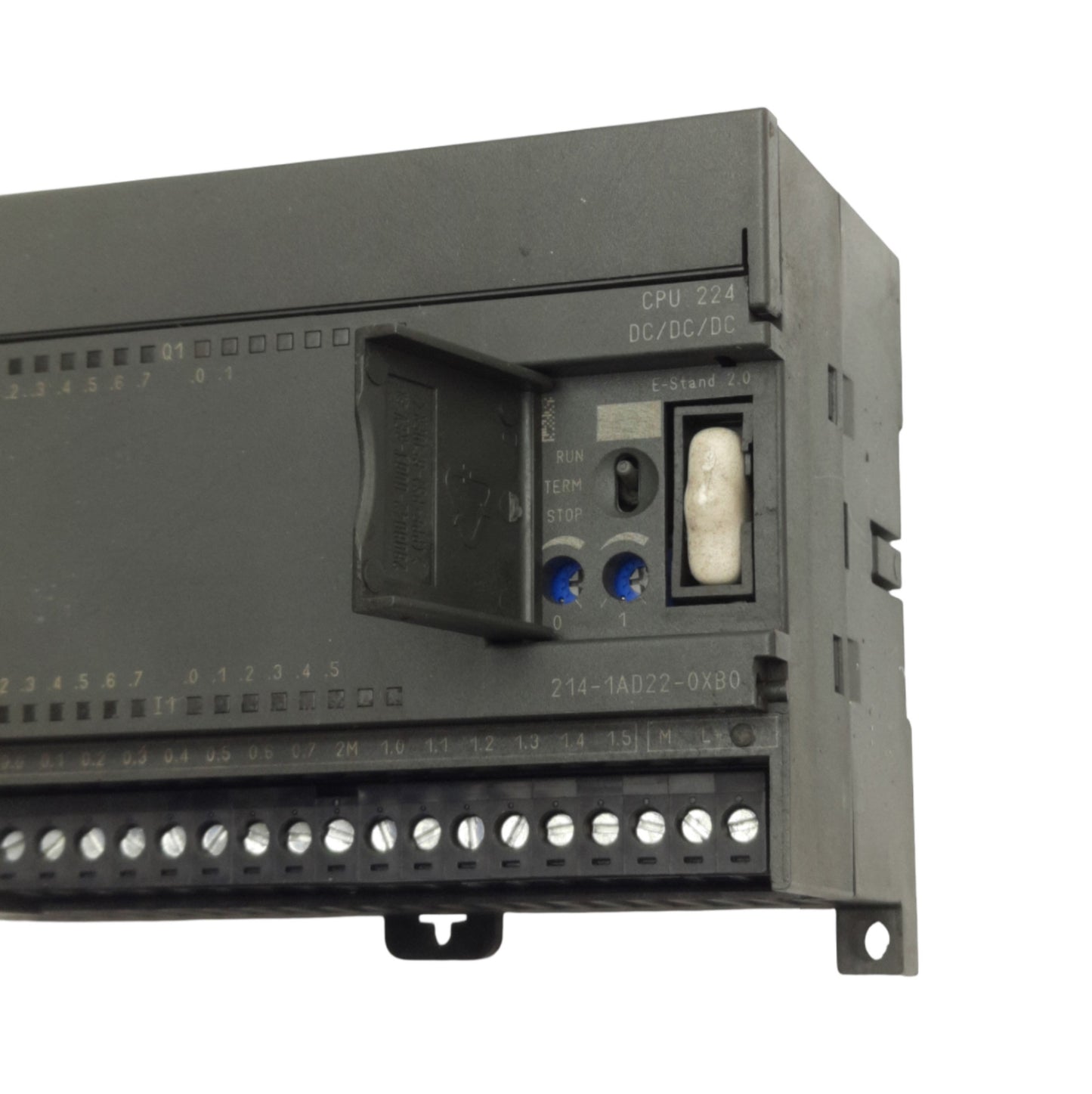 Used Siemens 6ES7 214-1AD22-0XB0 PLC Controller Processor 24VDC Analog IN: 28 OUT: 7